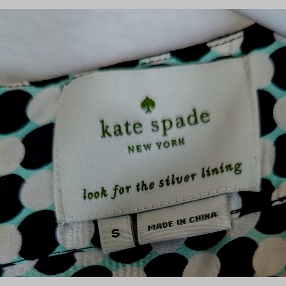 Kate Spade Kassia Shift dress Sz S Silk/Viscose Bust 35" Length 35"Short NWOT - Picture 2 of 10
